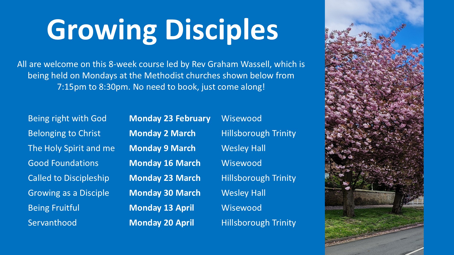 Discupleship Course Flyer